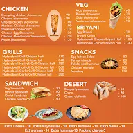 Sawarma Joiint menu 1