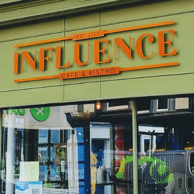Influence Cafe logo