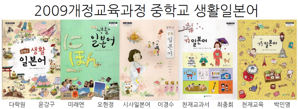 파일:2009 개정교육과정 중학교 생활일본어.png