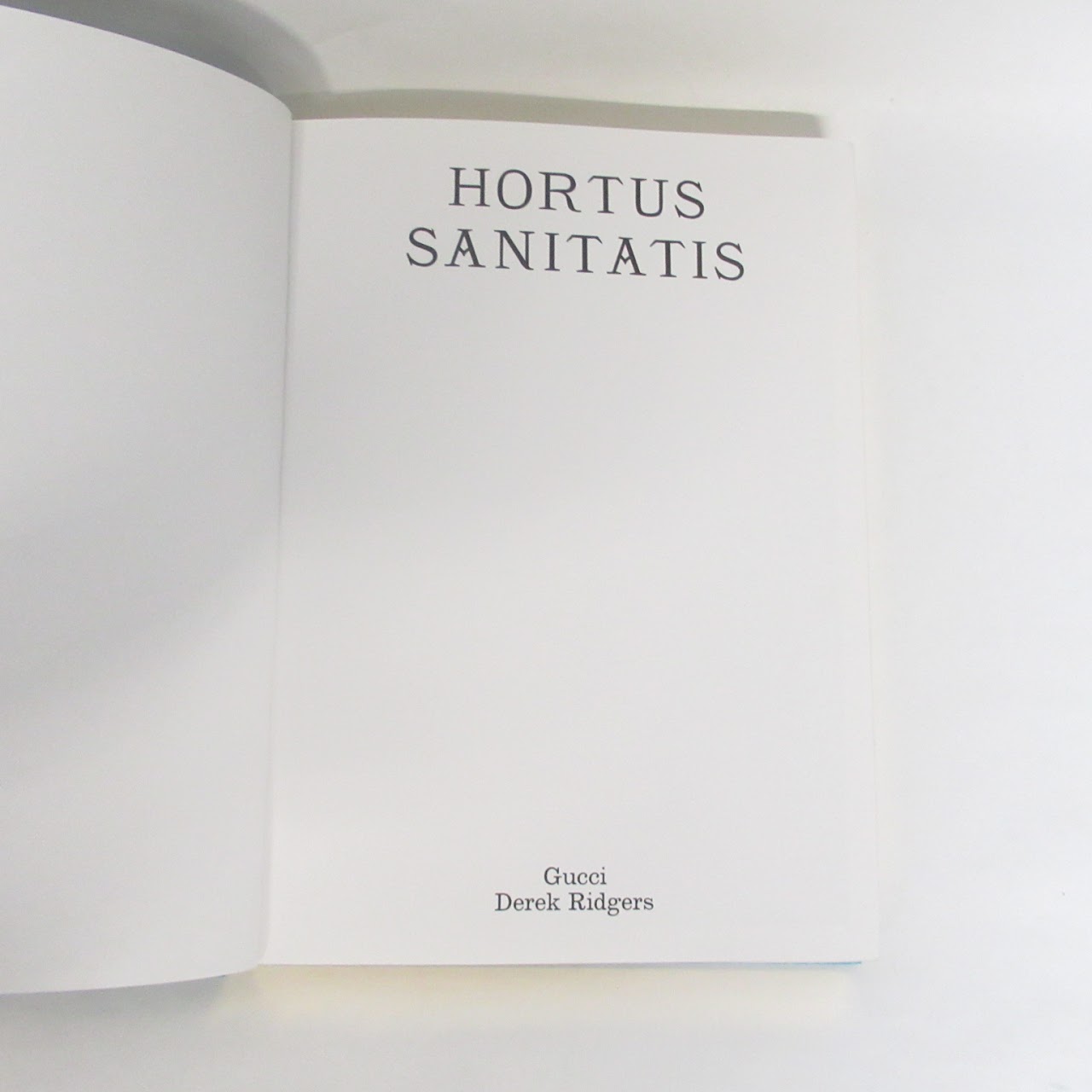 Gucci Hortus Sanitatis Limited Edition Hardcover Catalog