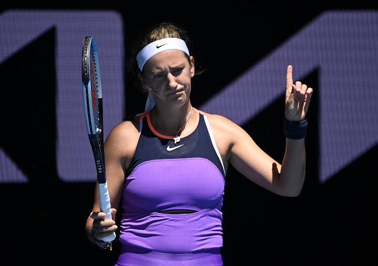 The two times Australia Open champion Victoria Azarenka advanced to the third round with a 6-1 6-2 victory over Jil Teichmann.