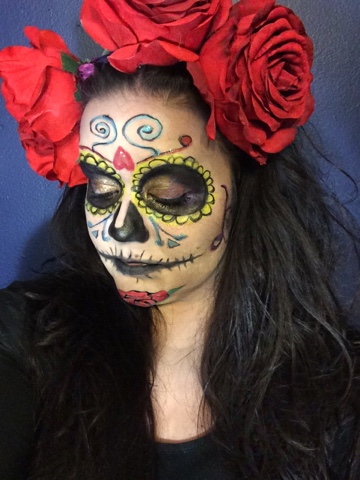 Actually Erica: Sugar Skull Makeup!