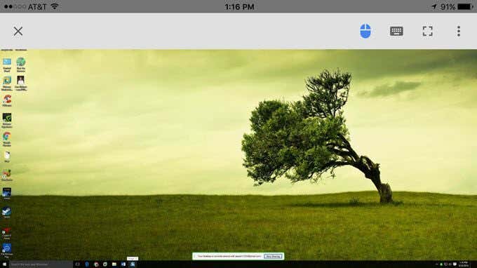 Chrome desktop remoto