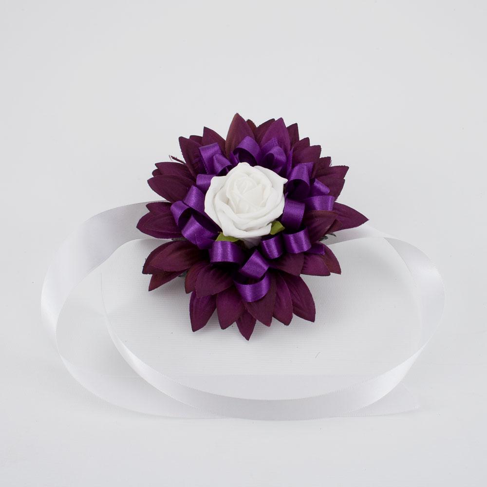 purple and white weddings