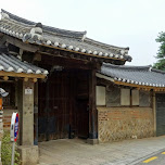 bukchon hanok village in Seoul, South Korea 