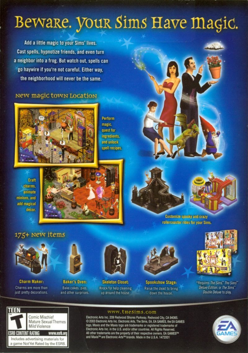 파일:external/www.mobygames.com/29166-the-sims-makin-magic-windows-back-cover.jpg