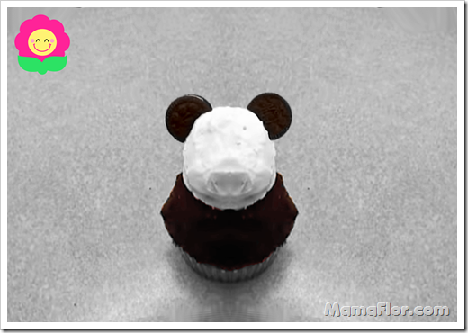 Cupcakes Oso Panda Galletas Oreo