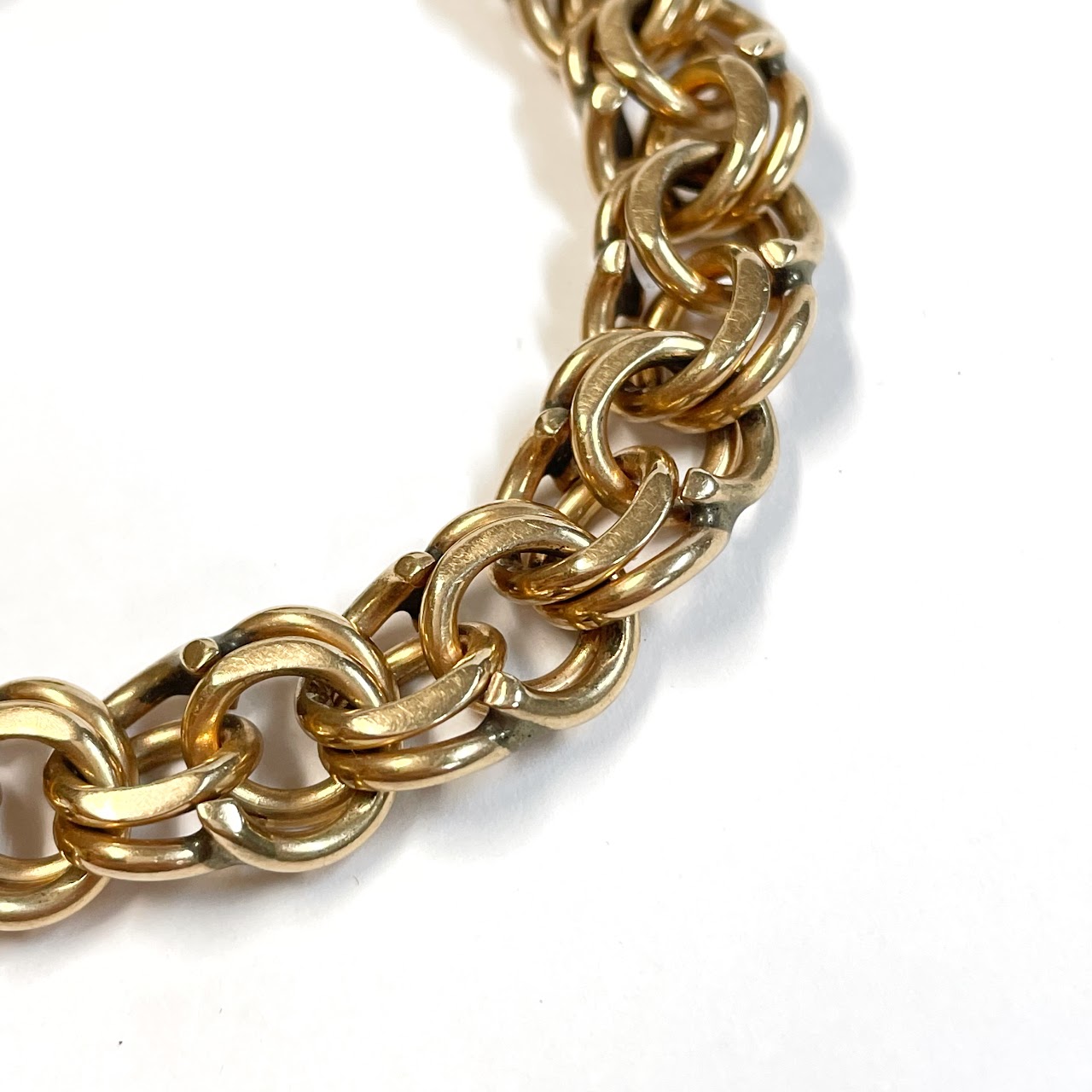 14K Gold Heavy Chain Bracelet