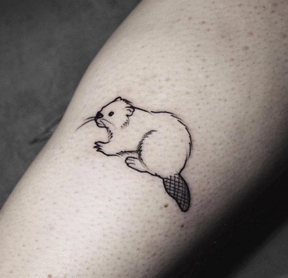 este_blackwork_beaver