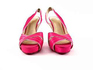 Christian Louboutin Magenta Satin Pump