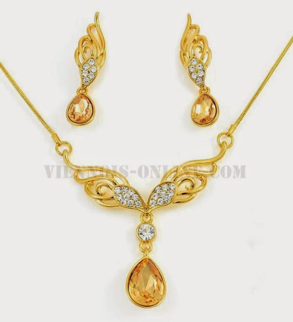 champagne jewelry sets