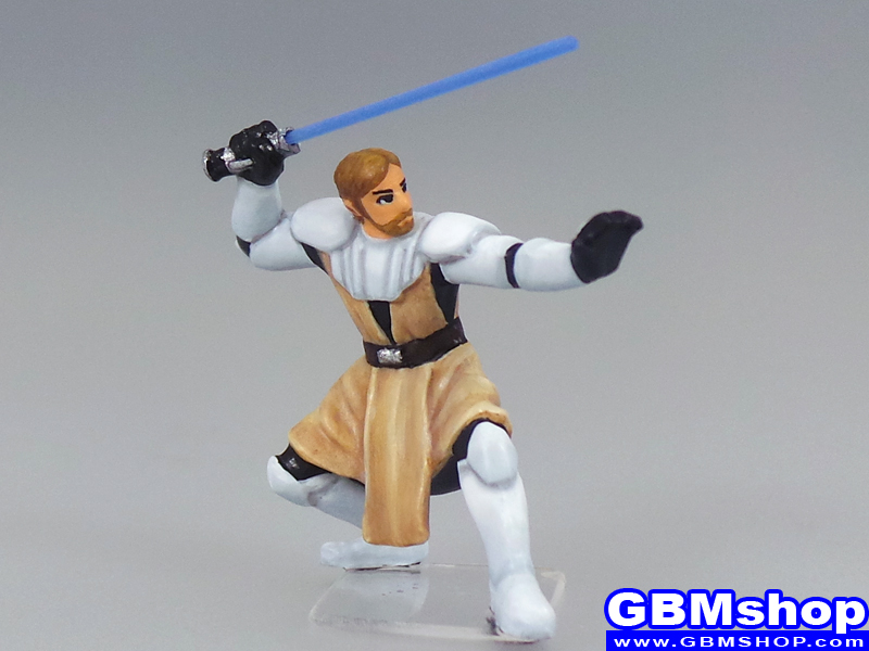 star wars miniature Imperial Assault Jedi General Obi-Wan Kenobi #1/6 Clone Wars Starter Custom Customize and Painting