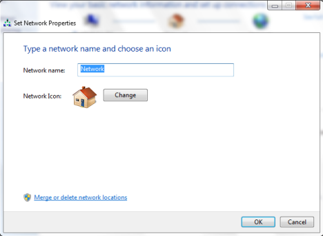 Come cambiare il nome della rete, così come la sua icona, in Windows 7