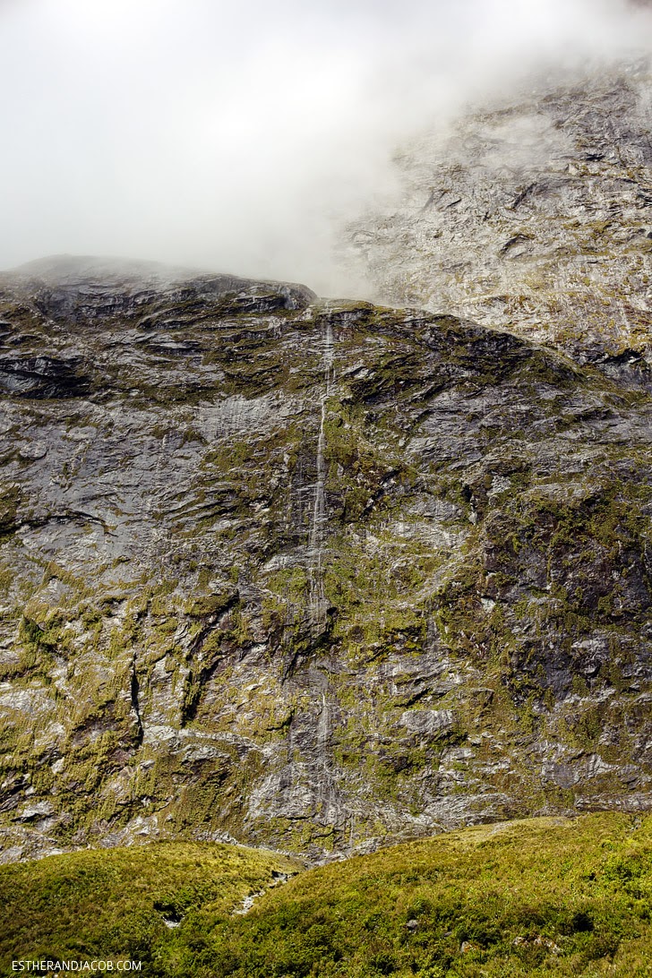 Valley of 1000 Waterfalls Milford Sound New Zealand.