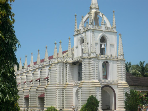 Mae De Deus Church, Chogm Rd, Saligao, Goa, 403511, India, Cathedral, state GA