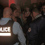 police at time supper club in montreal in Montreal, Canada 