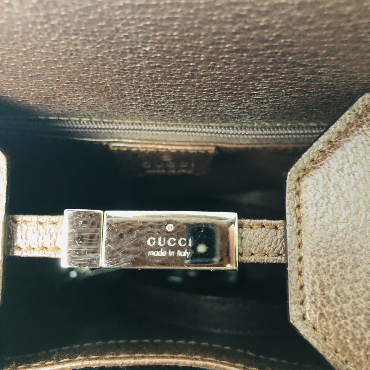 Gucci Hard-case Handbag