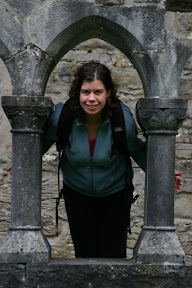 A cloistered Laura at Cong Abbey