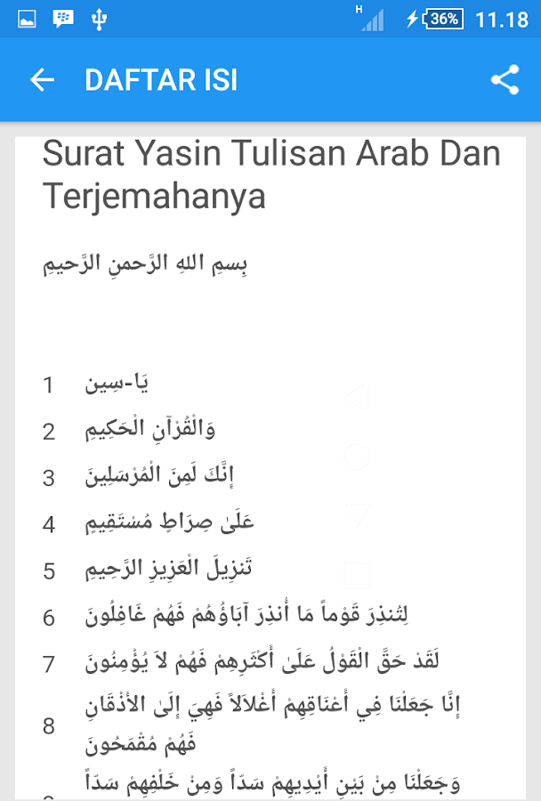 Surat Yasin Dan Terjemahannya