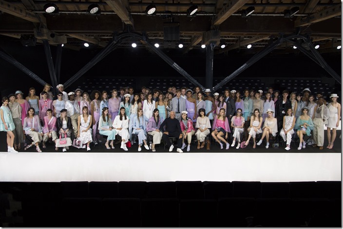 Giorgio Armani with models_ SGP