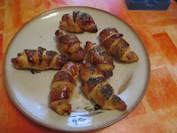 Croissants au jambon