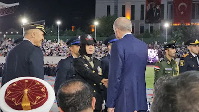 Presiden Erdogan Wisuda langsung 3 Anggota Polri di Turki