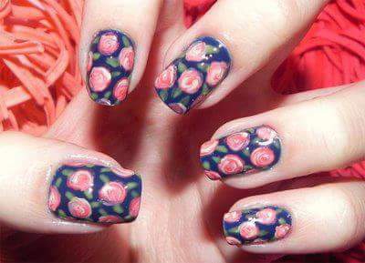 Girls Nail Art Design Images