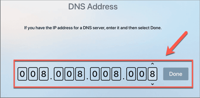 barra degli indirizzi DNS