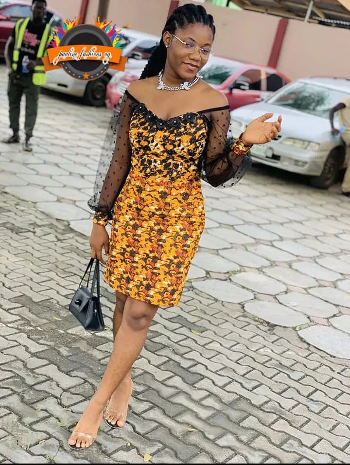 Ankara Style: Slay Your Week With Beautiful Short Gown Designs