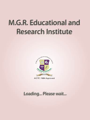 M.G.R. Edu and Research Inst