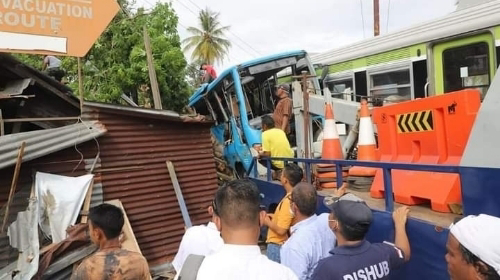 Tinjau Lokasi Kecelakaan Bus Trans Padang di Anak Aie, Ini Kata Wawako Hendri Septa.