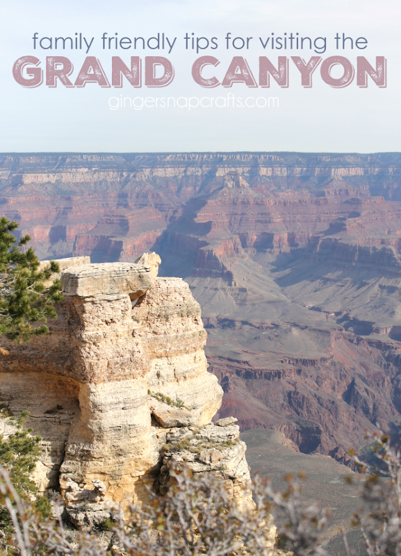 Family Friendly Tips for Visiting the Grand Canyon at GingerSnapCrafts.com #grandcanyon #roadtrip #family