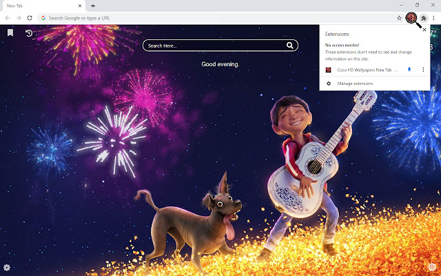 Coco Live Wallpaper New Tab