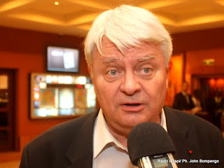 Le secrétaire général adjoint de l'Onu chargé des opérations de maintien de la paix, Hervé Ladsous le 9/09/2012 à Kinshasa. Radio Okapi/ Ph. John Bompengo