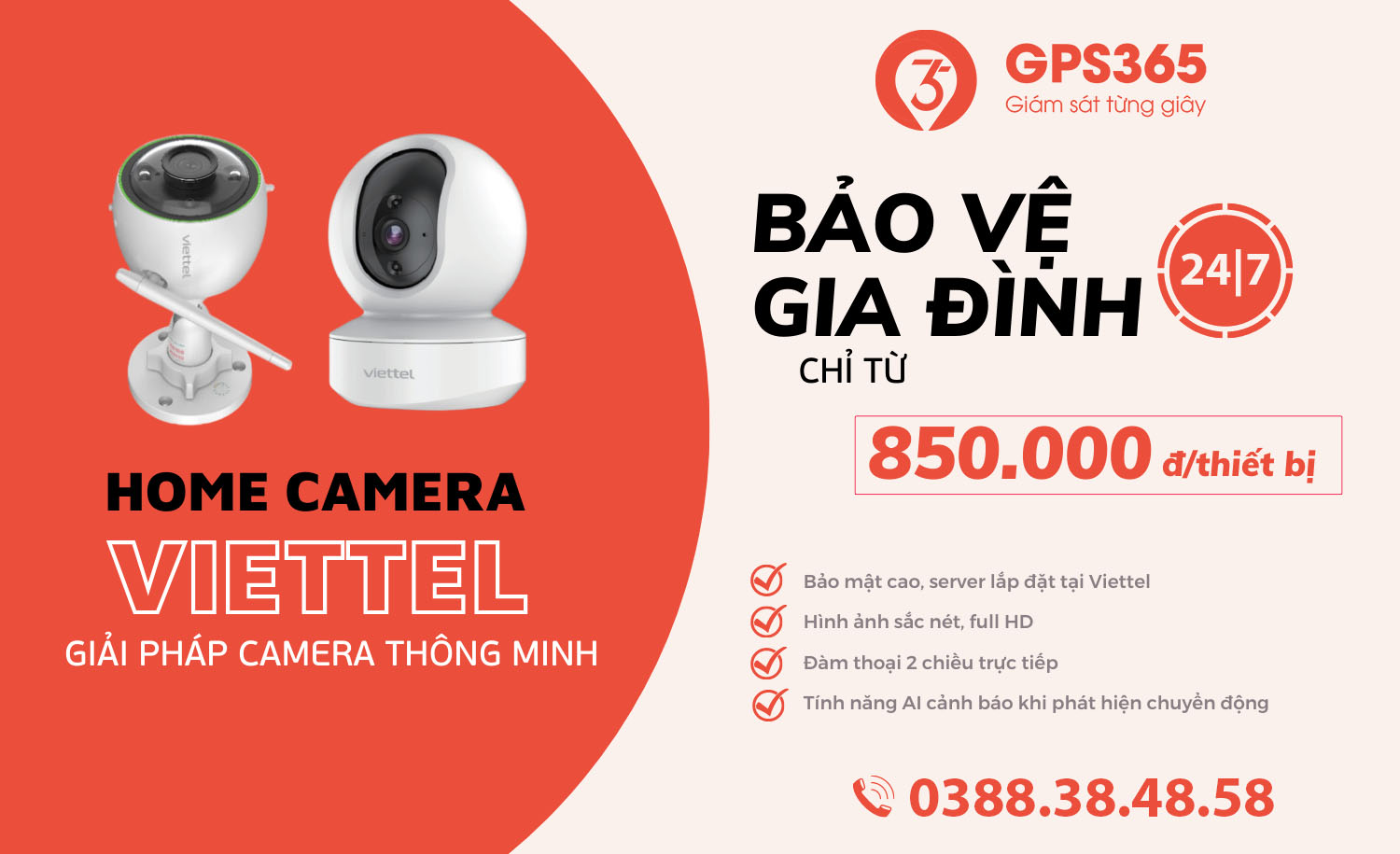 Camera viettel - Sự lựa chọn hoàn hảo - Nhà cung cấp thiết bị Định Vị GPS365