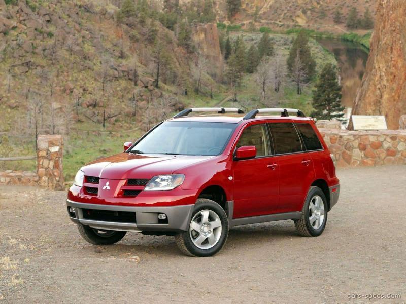 2004 Mitsubishi Outlander SUV Specifications, Pictures, Prices