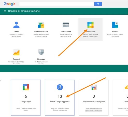 console-amministrazione-google-apps