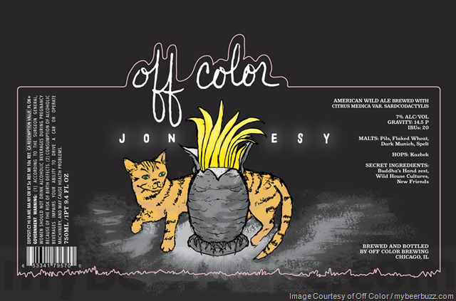 Off Color Brewing Adding Jonesy American Wild Ale