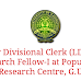 Lower Divisional Clerk (LDC) and Research Fellow-I at Population Research Centre, G.U.