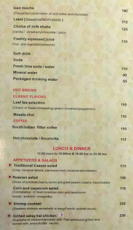 Cascades menu 3