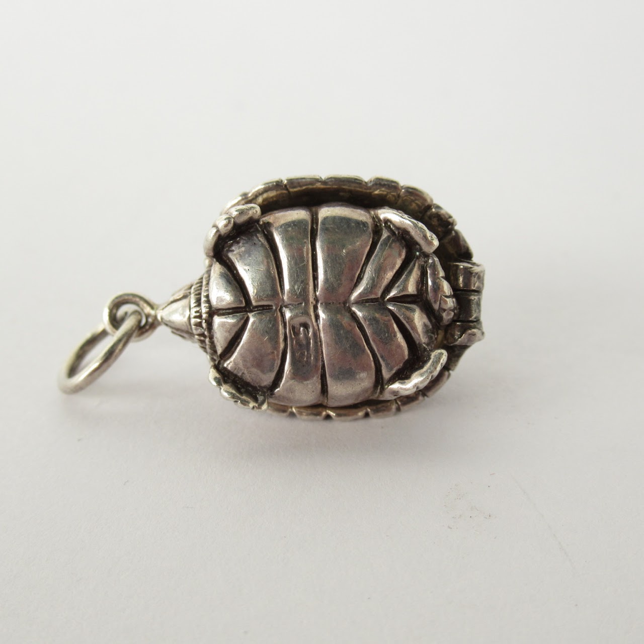 Sterling Silver Turtle Locket Pendant