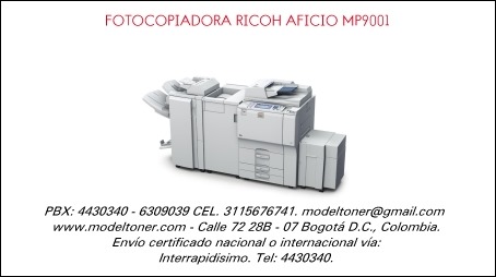 FOTOCOPIADORA RICOH AFICIO MP9001