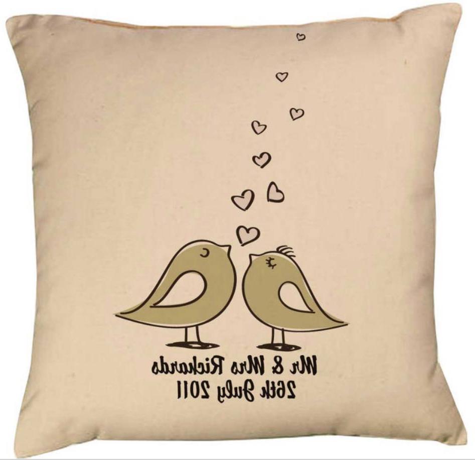 The Love Birds Wedding CUshion