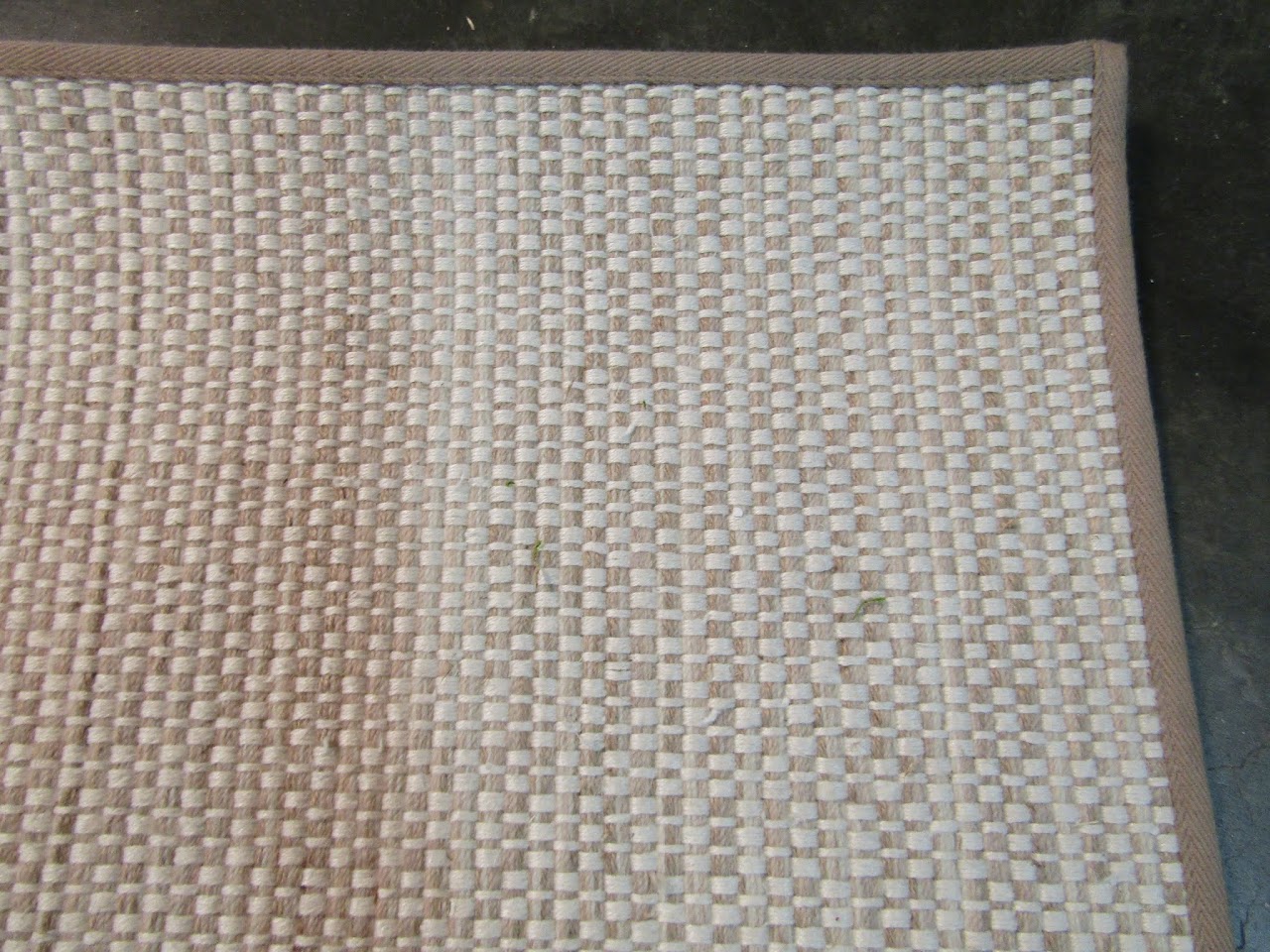 Beige Woven Rug