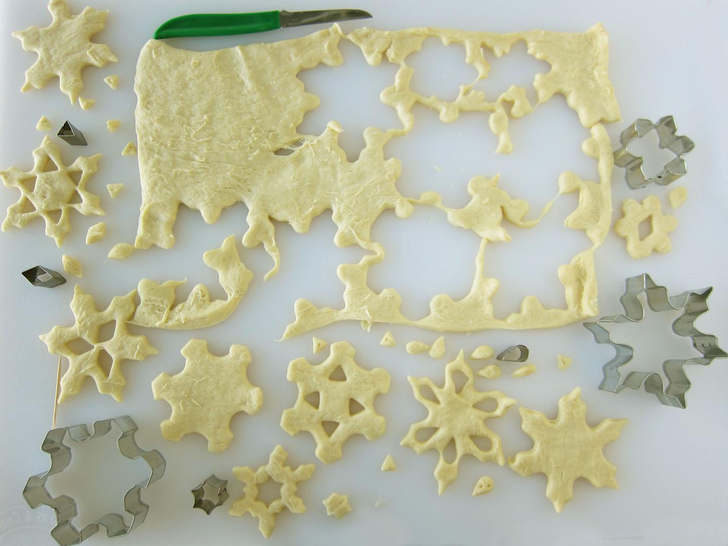 different snowflake shapes