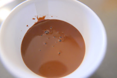 Xocolata, Chocolate at 180 that you can dip your xurro, or just sip as drinking chocolate