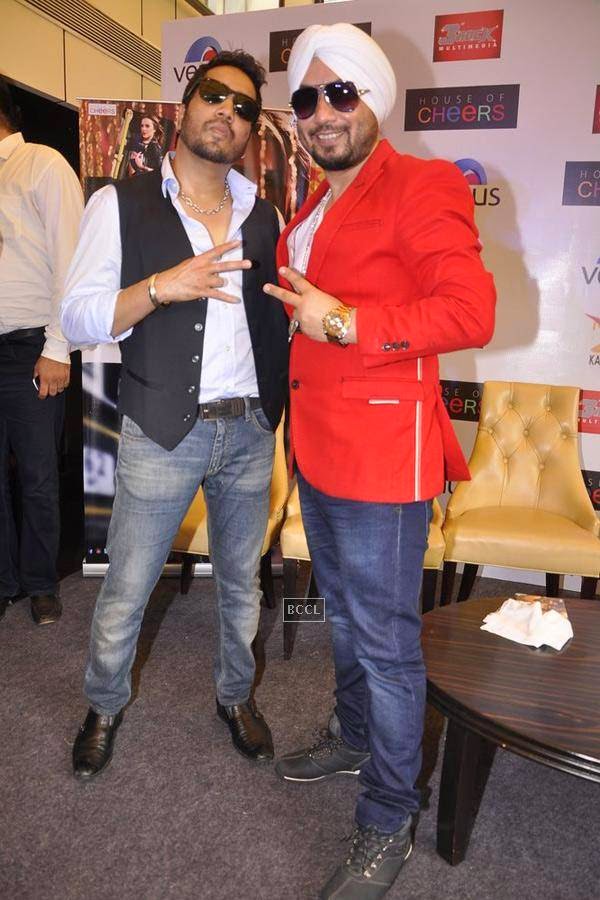 Mika Singh during the launch of Dilbagh Singh's music album The Victorian Secrets, in Mumbai, on July 21, 2014. (Pic: Viral Bhayani)