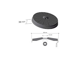 Filtro antigrasso metallo per cappa aspirante Self 230 x 320 mm