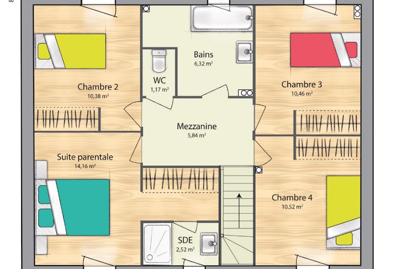  Vente Terrain + Maison - Terrain : 350m² - Maison : 124m² à Elbeuf (76500) 