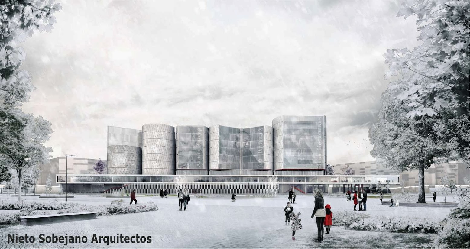 Mosca, Russia: [FINALISTS FOR COMPETITION THE NEW NATIONAL CENTER FOR CONTEMPORARY ARTS]